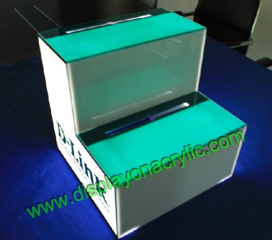 illuminated  acrylic holder stand